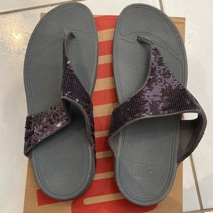 FitFlop “Electra” sz 43 pewter sequins